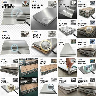 304 piastra in acciaio inossidabile HL Hairline Finish 0.5mm-3.0mm con taglio laser dimensioni personalizzate per rivestimenti architettonici